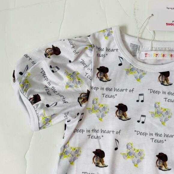 NWT The Printed Press Size 2T Heart of Texas Dress - Picture 4 of 5